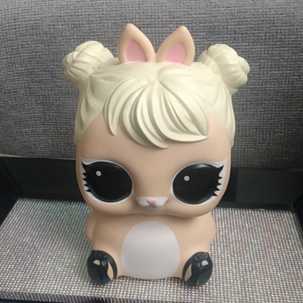 LOL Surprise Biggie Pet Bunny Hop Backpack Girl Toy Piggy Bank